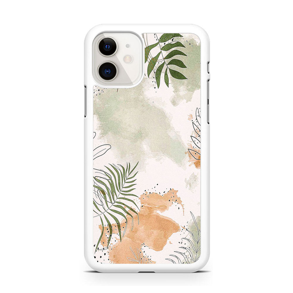 Floral Gray Colour iPhone 11 Case