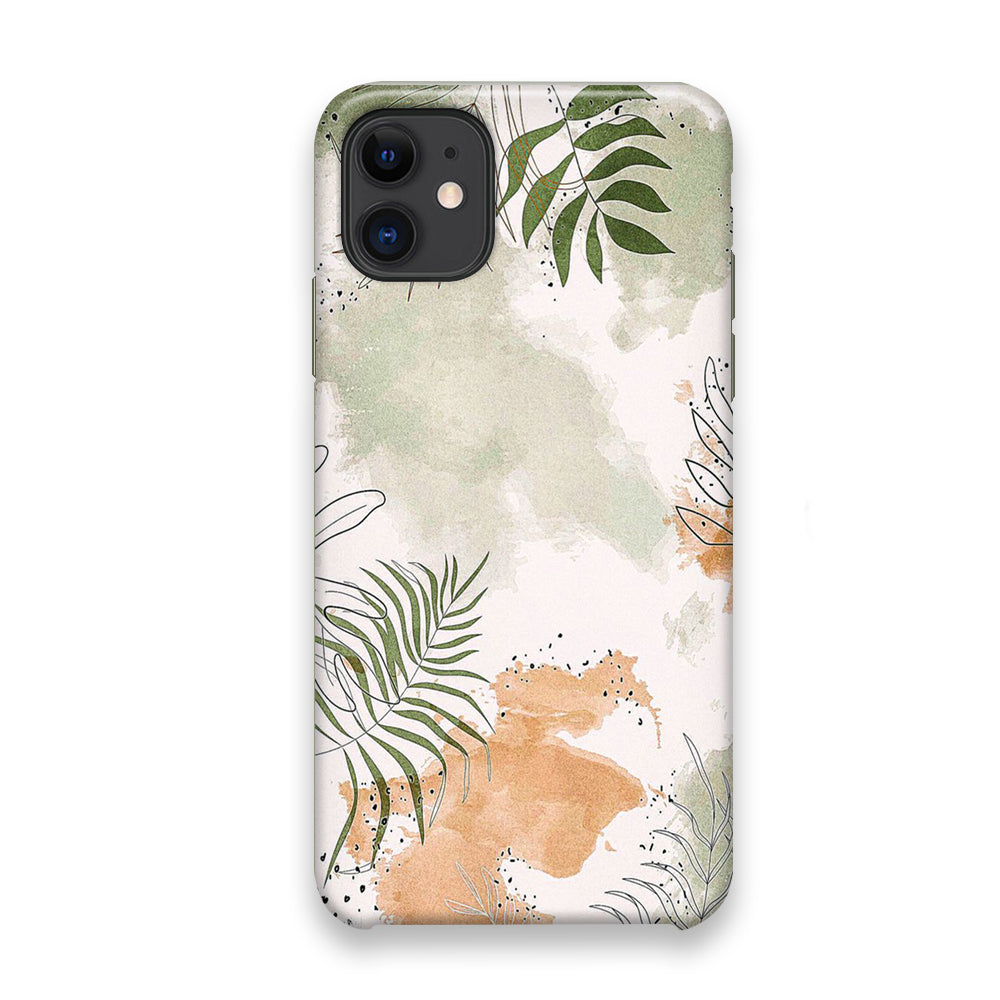 Floral Gray Colour iPhone 11 Case