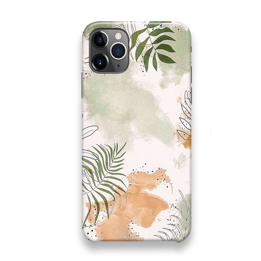 Floral Gray Colour iPhone 12 Pro Case