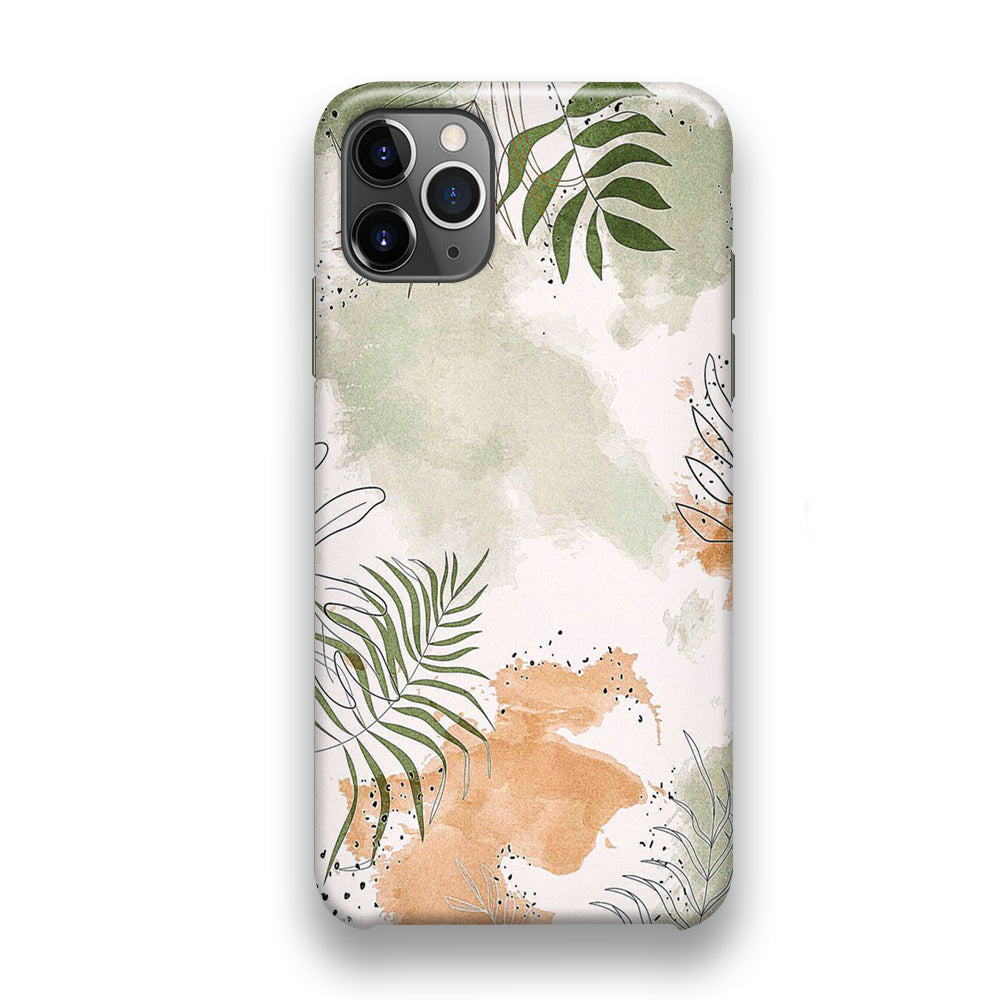 Floral Gray Colour iPhone 11 Pro Case