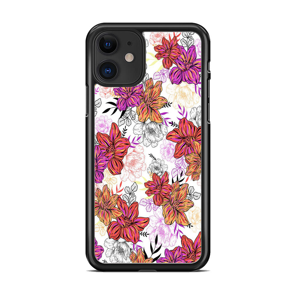 Flower Color Arts iPhone 11 Case - Octracase