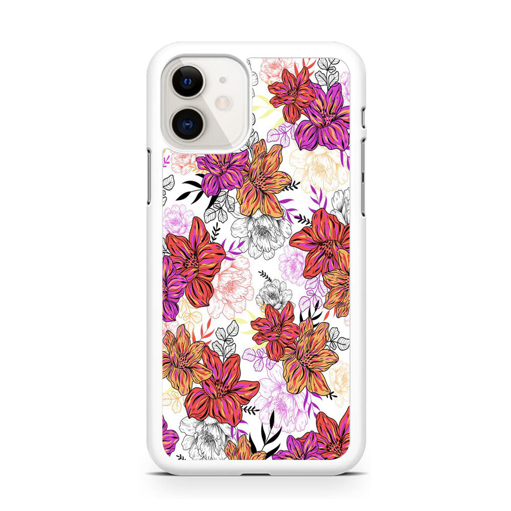 Flower Color Arts iPhone 11 Case - Octracase