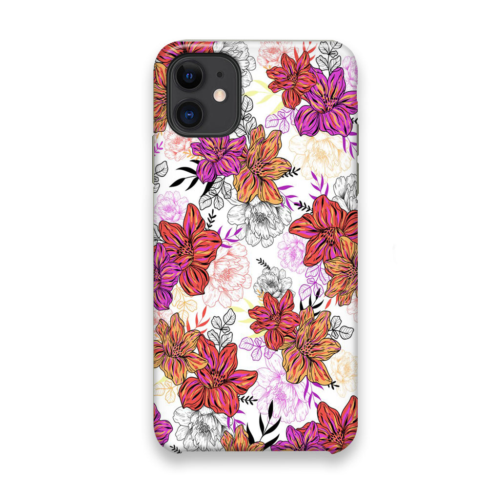 Flower Color Arts iPhone 11 Case - Octracase