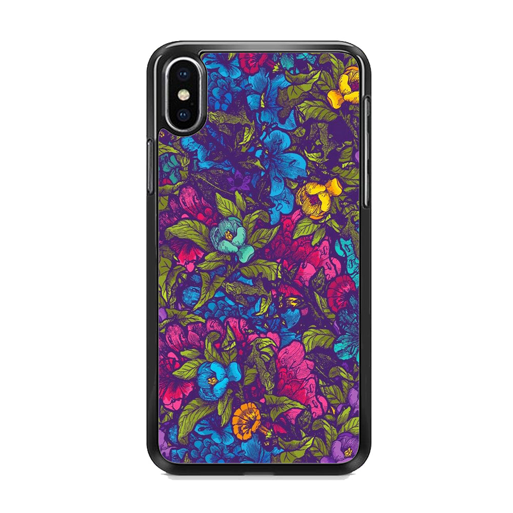 Flower Pattern 005 iPhone X Case - Octracase