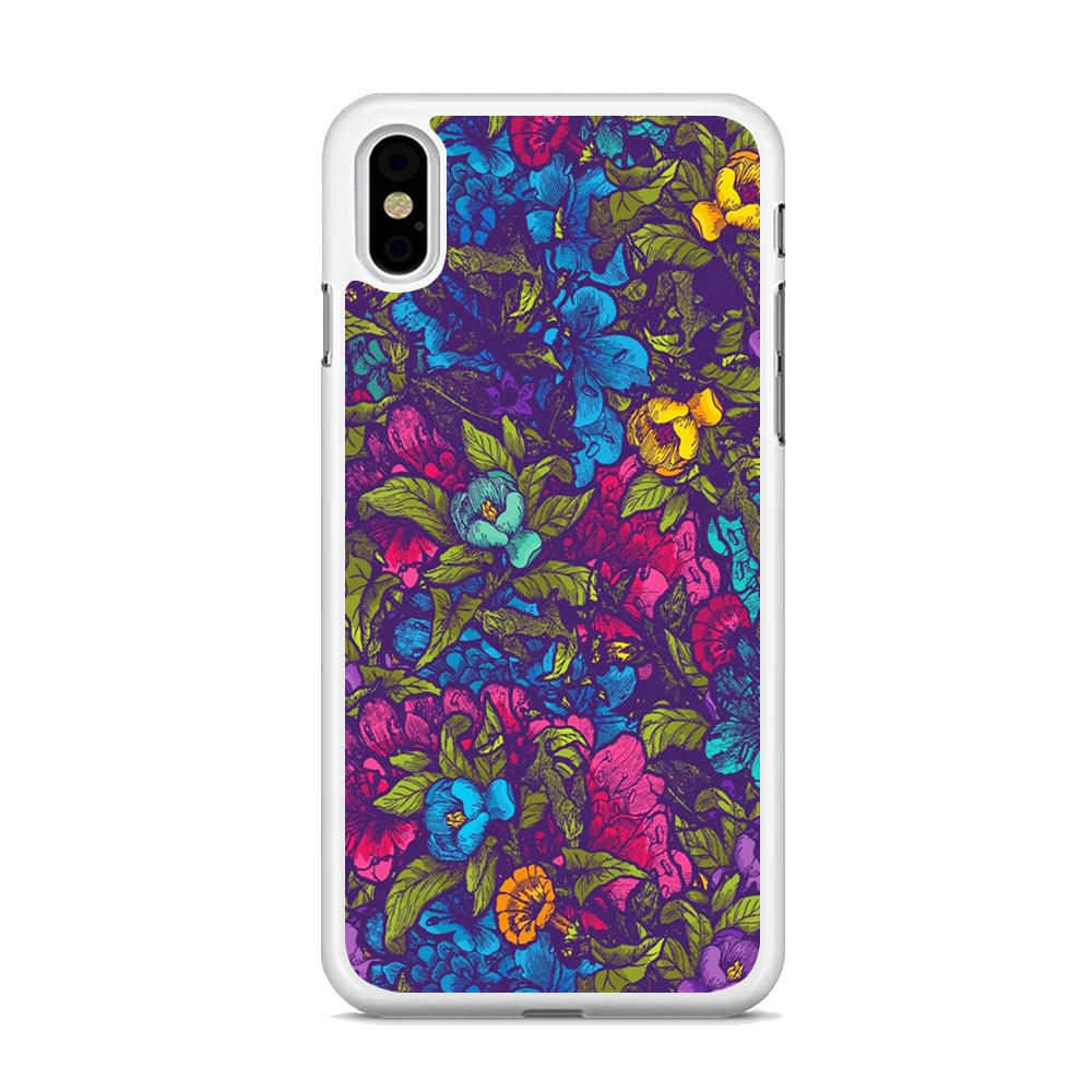 Flower Pattern 005 iPhone Xs Max Case - Octracase