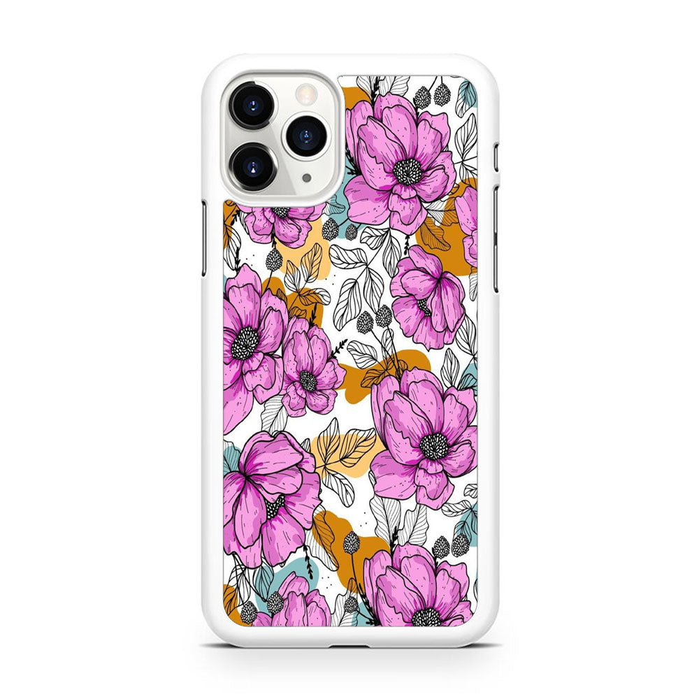 Flower Purple Arts iPhone 11 Pro Case - Octracase