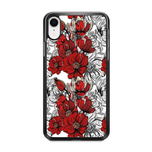 Flower Red Arts iPhone XR Case - Octracase