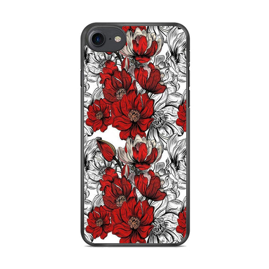 Flower Red Arts iPhone 7 Case - Octracase