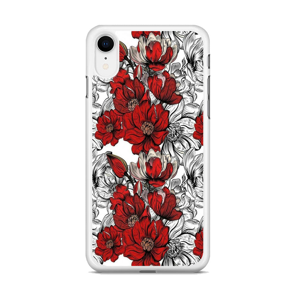 Flower Red Arts iPhone XR Case - Octracase