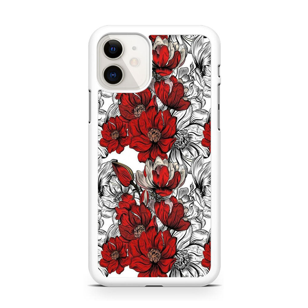 Flower Red Arts iPhone 11 Case - Octracase