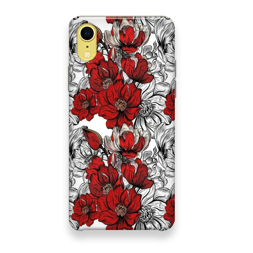 Flower Red Arts iPhone XR Case - Octracase