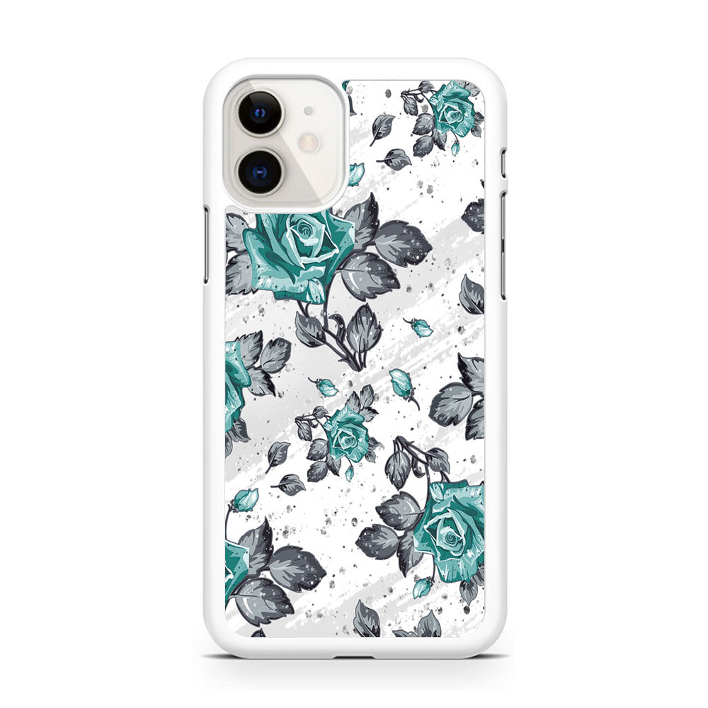 Flower Rose Blue Wallpaper iPhone 11 Case - Octracase