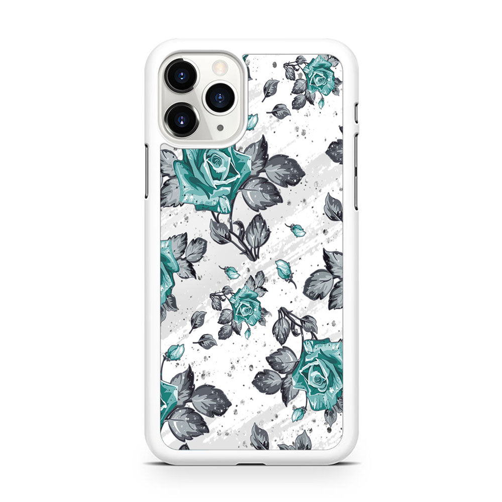 Flower Rose Blue Wallpaper iPhone 11 Pro Case - Octracase