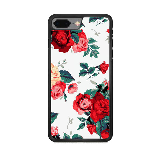 Flower Rose Wallpaper iPhone 8 Plus Case - Octracase