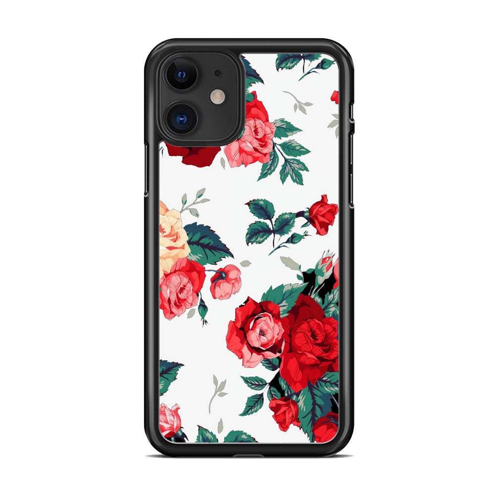 Flower Rose Wallpaper iPhone 11 Case - Octracase