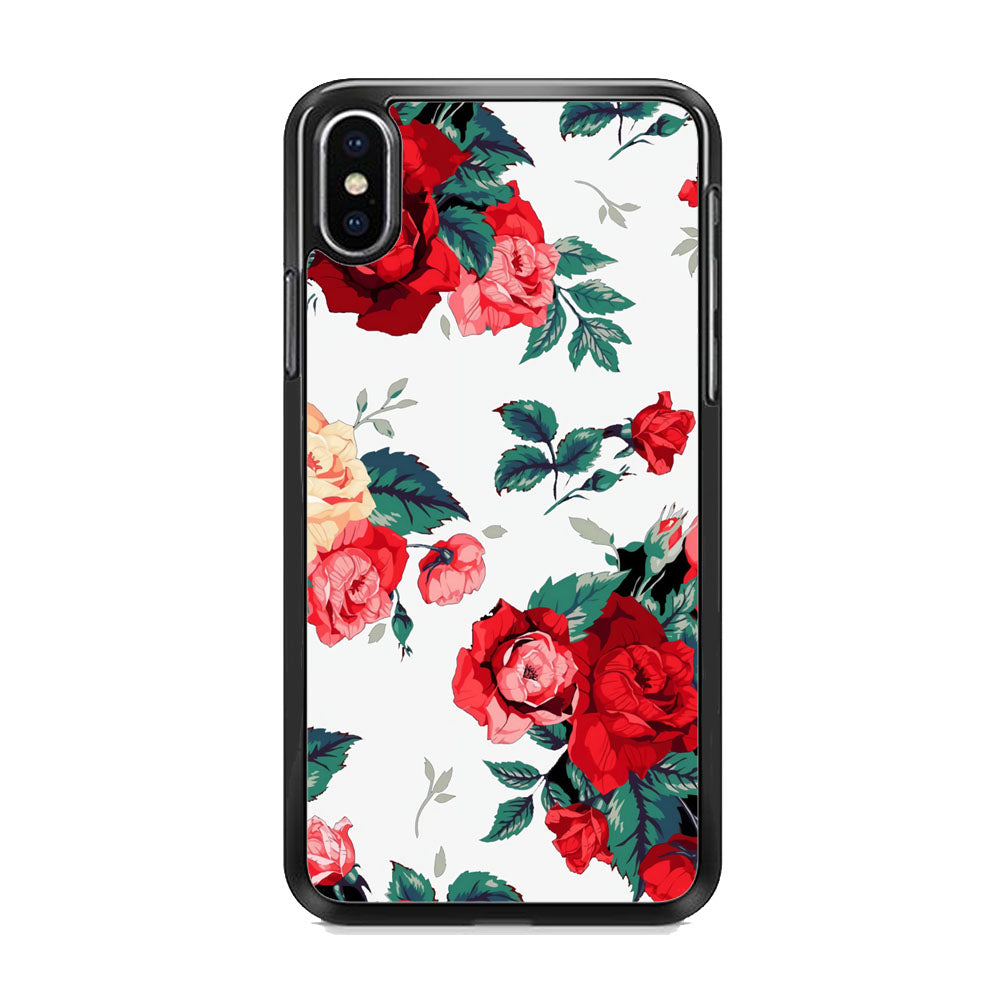 Flower Rose Wallpaper iPhone X Case - Octracase