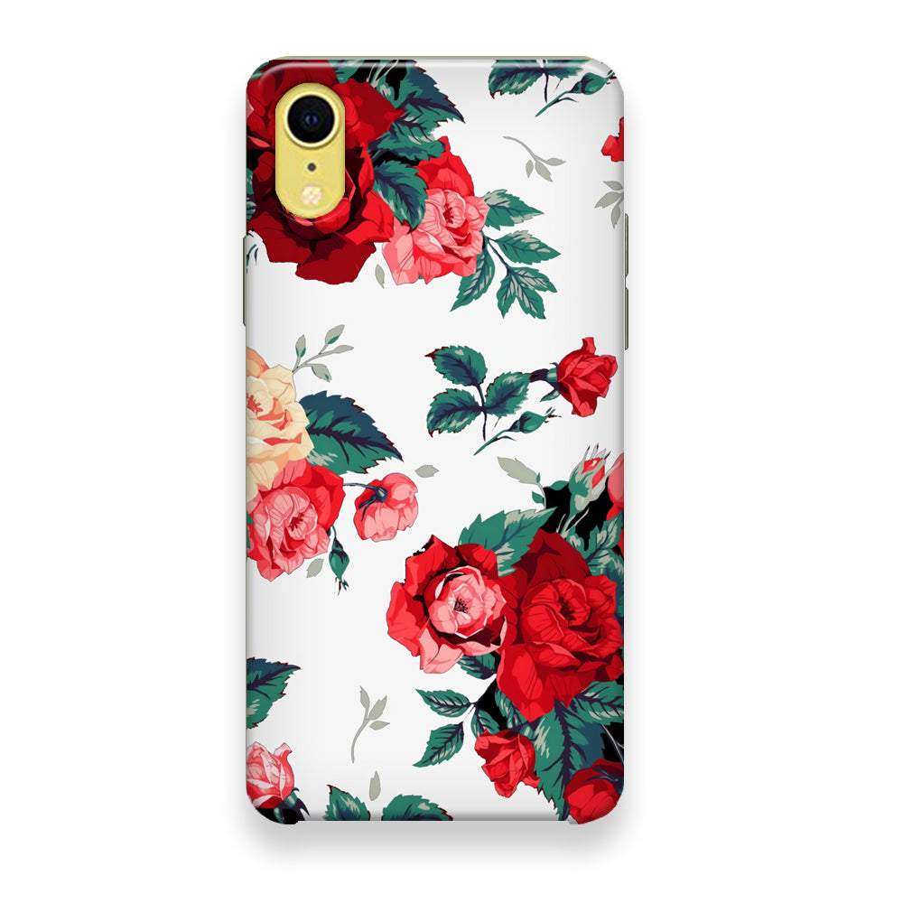 Flower Rose Wallpaper iPhone XR Case - Octracase