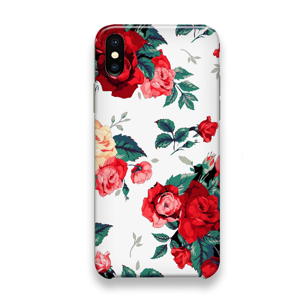 Flower Rose Wallpaper iPhone X Case - Octracase