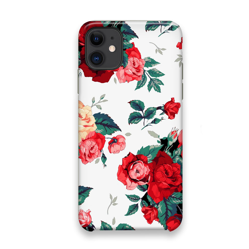 Flower Rose Wallpaper iPhone 11 Case - Octracase