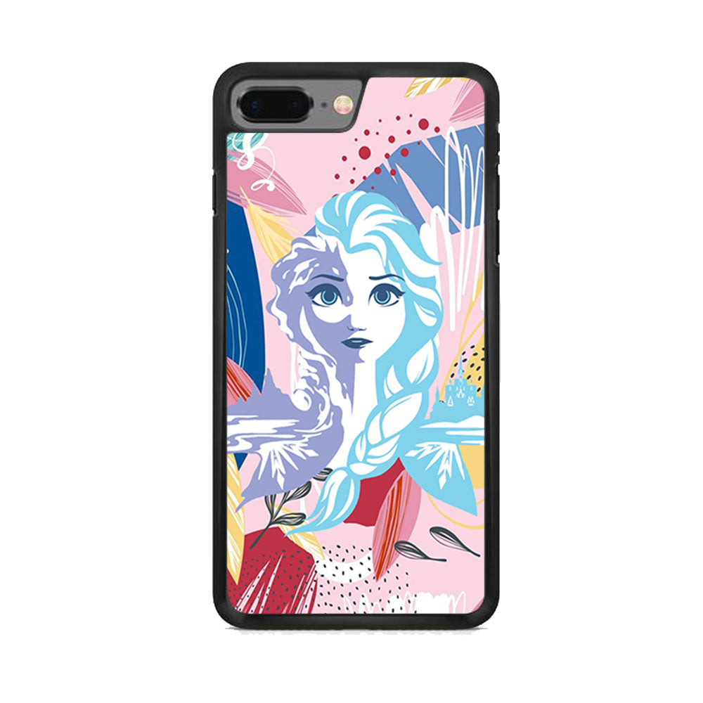 Frozen Face Shadow of Princess iPhone 8 Plus Case - Octracase