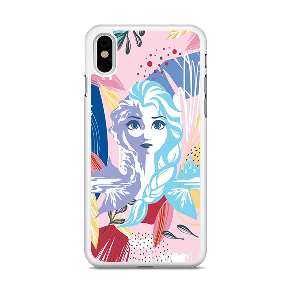 Frozen Face Shadow of Princess iPhone X Case - Octracase