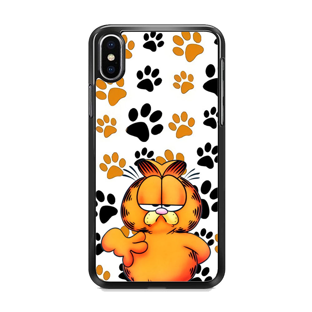 Garfield Lazy face iPhone Xs Case