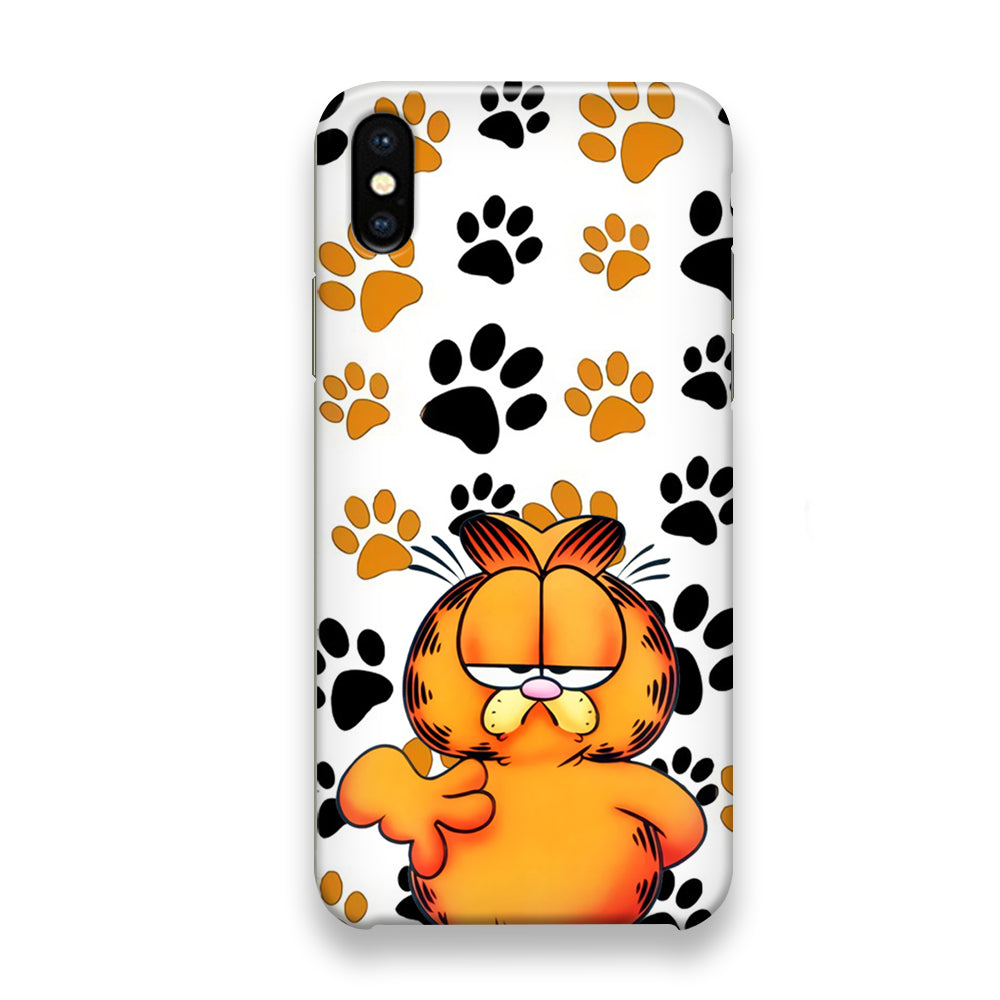 Garfield Lazy face iPhone Xs Case