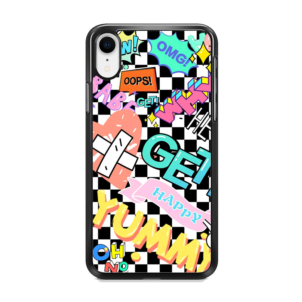 Get Happy and Yummy Life iPhone XR Case - Octracase