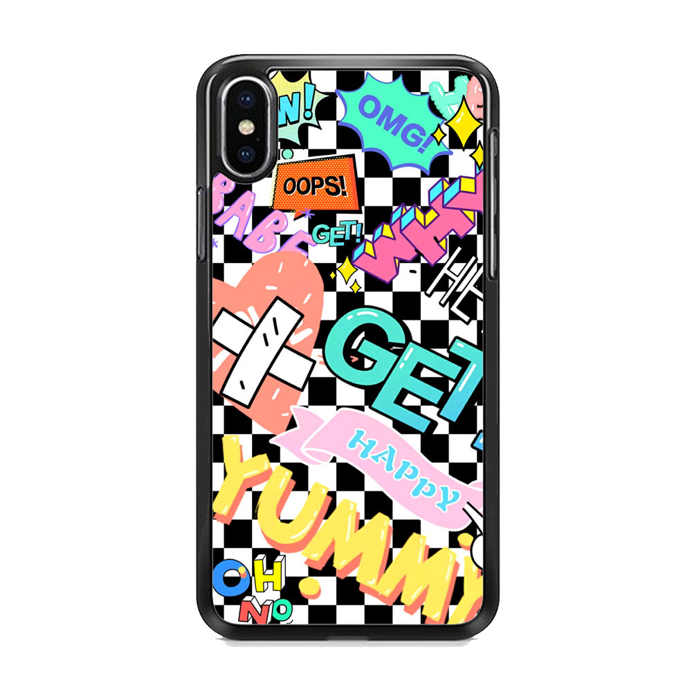 Get Happy and Yummy Life iPhone Xs Case - Octracase