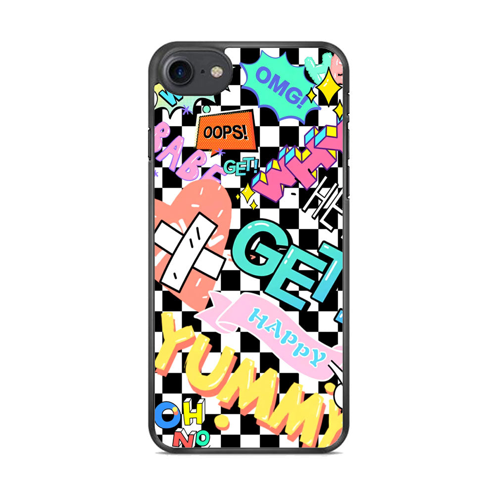 Get Happy and Yummy Life iPhone 8 Case - Octracase