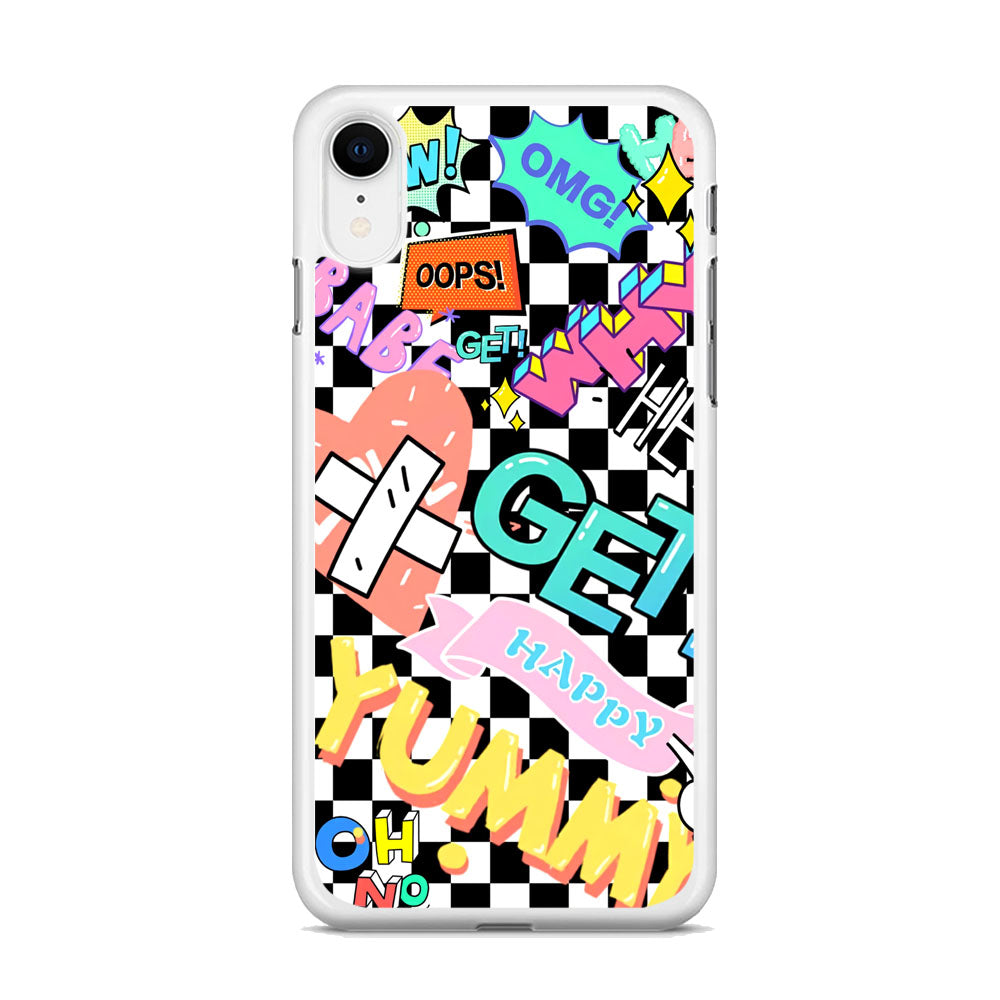 Get Happy and Yummy Life iPhone XR Case - Octracase