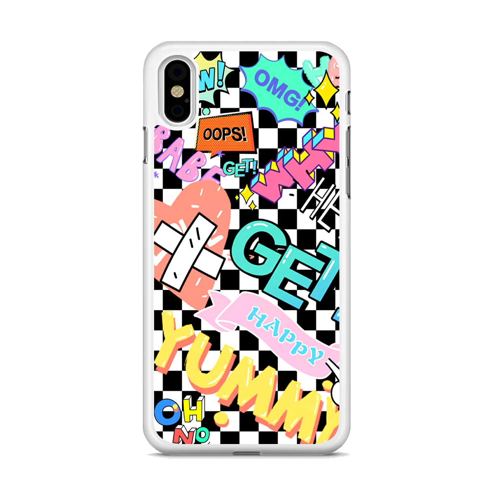 Get Happy and Yummy Life iPhone X Case - Octracase