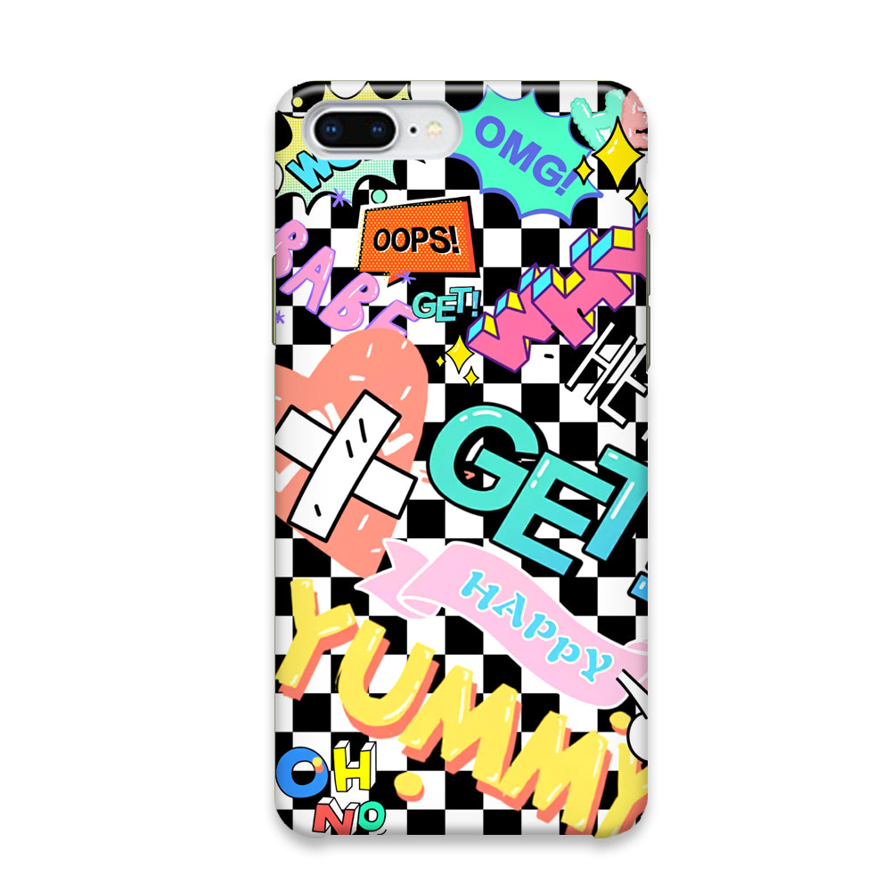 Get Happy and Yummy Life iPhone 8 Plus Case - Octracase