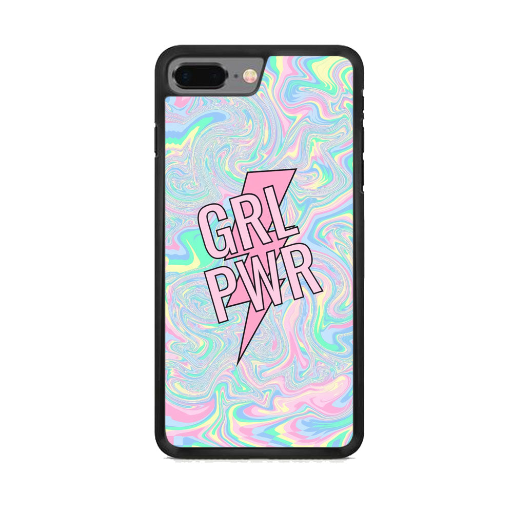 Girl Pink Flash Power iPhone 8 Plus Case