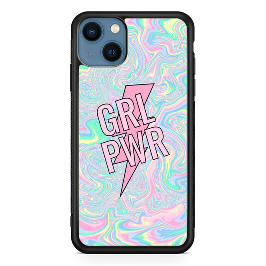 Girl Pink Flash Power iPhone 13 Case