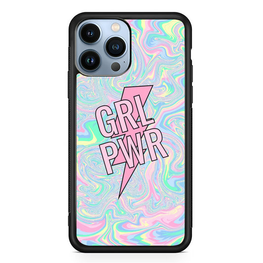 Girl Pink Flash Power iPhone 13 Pro Case