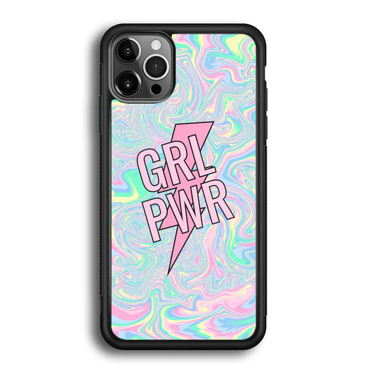 Girl Pink Flash Power iPhone 12 Pro Case