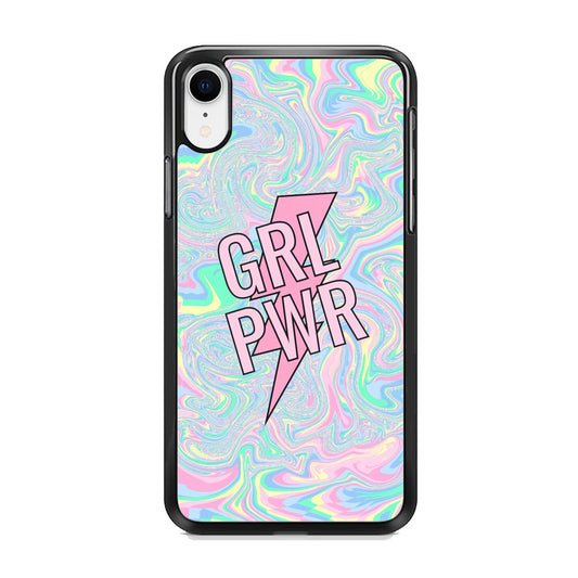 Girl Pink Flash Power iPhone XR Case