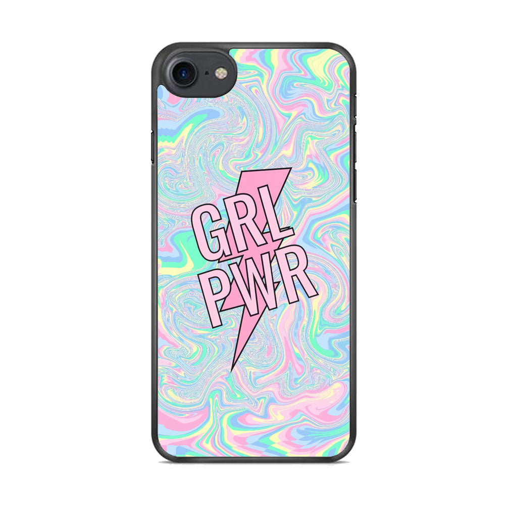 Girl Pink Flash Power iPhone 7 Case