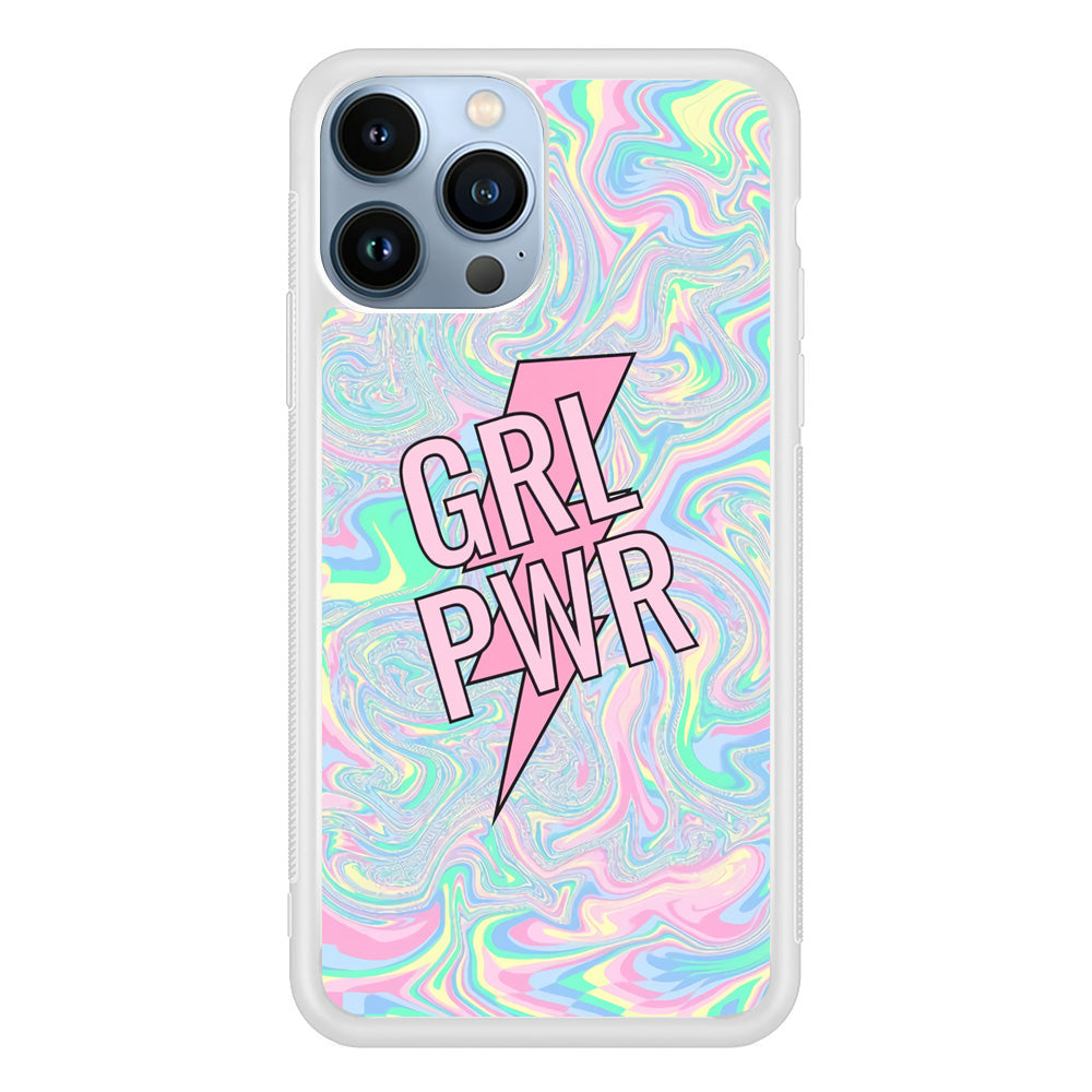 Girl Pink Flash Power iPhone 13 Pro Max Case