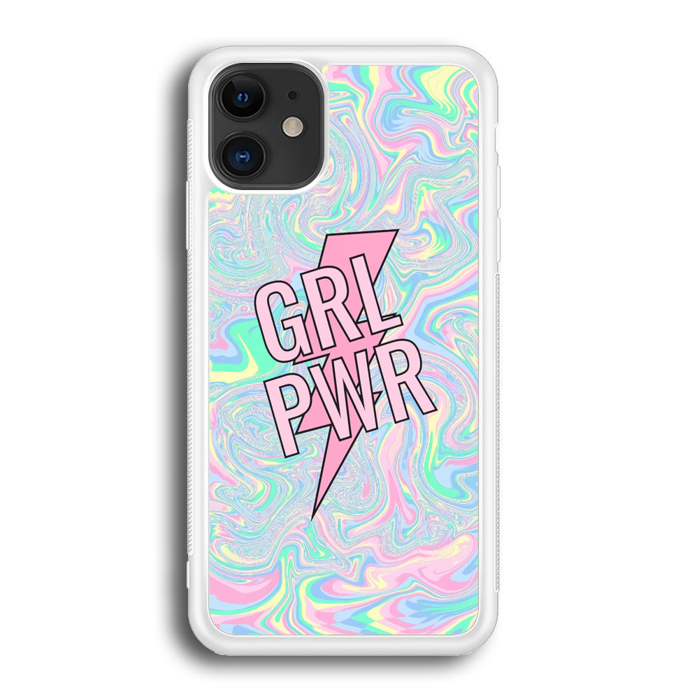 Girl Pink Flash Power iPhone 12 Case