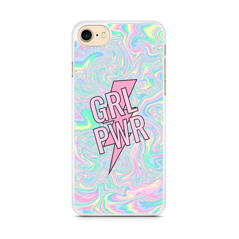 Girl Pink Flash Power iPhone 8 Case