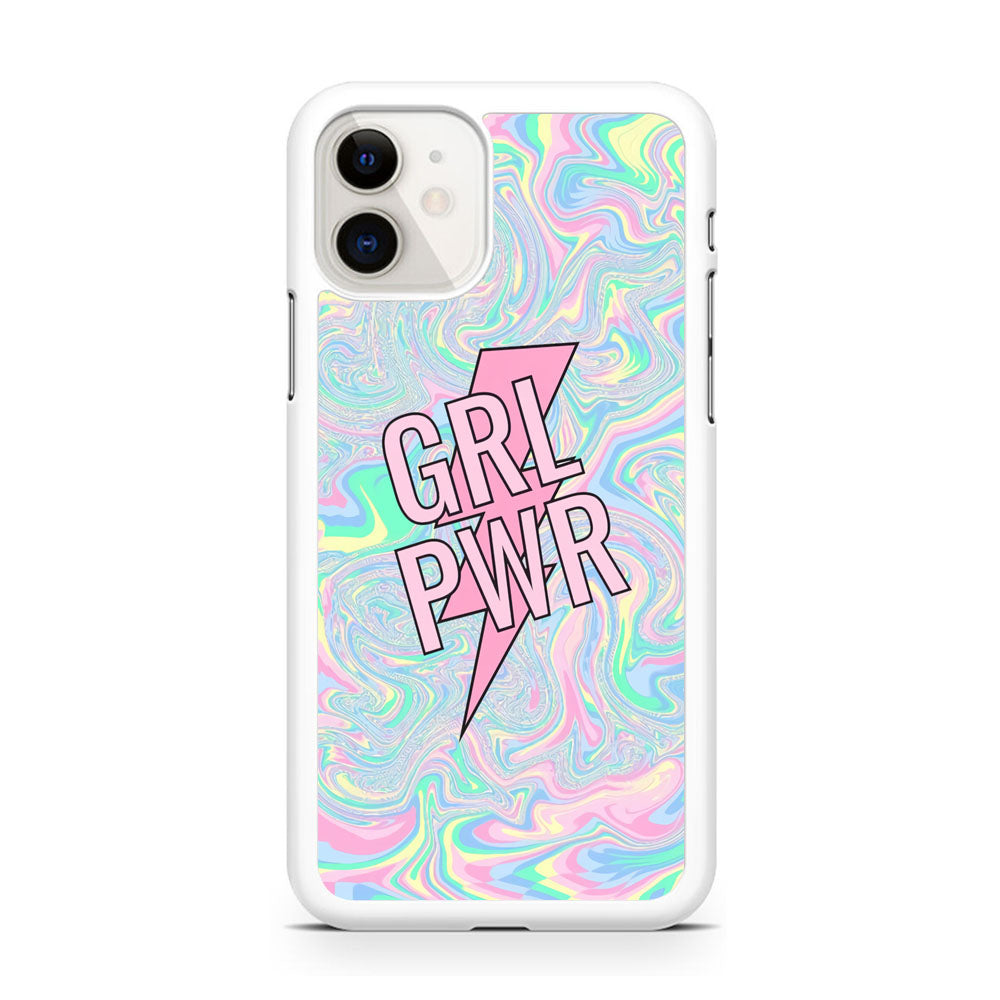 Girl Pink Flash Power iPhone 11 Case