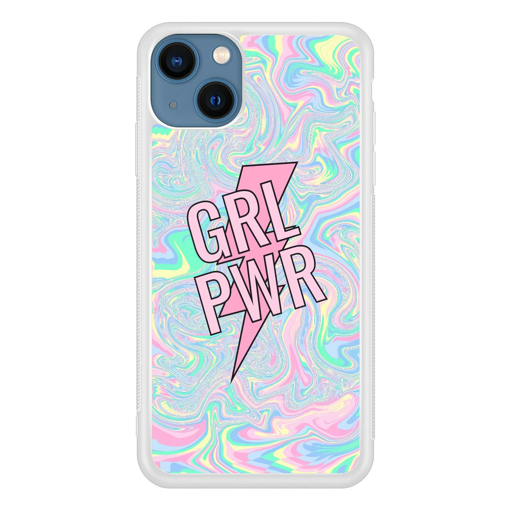 Girl Pink Flash Power iPhone 13 Case