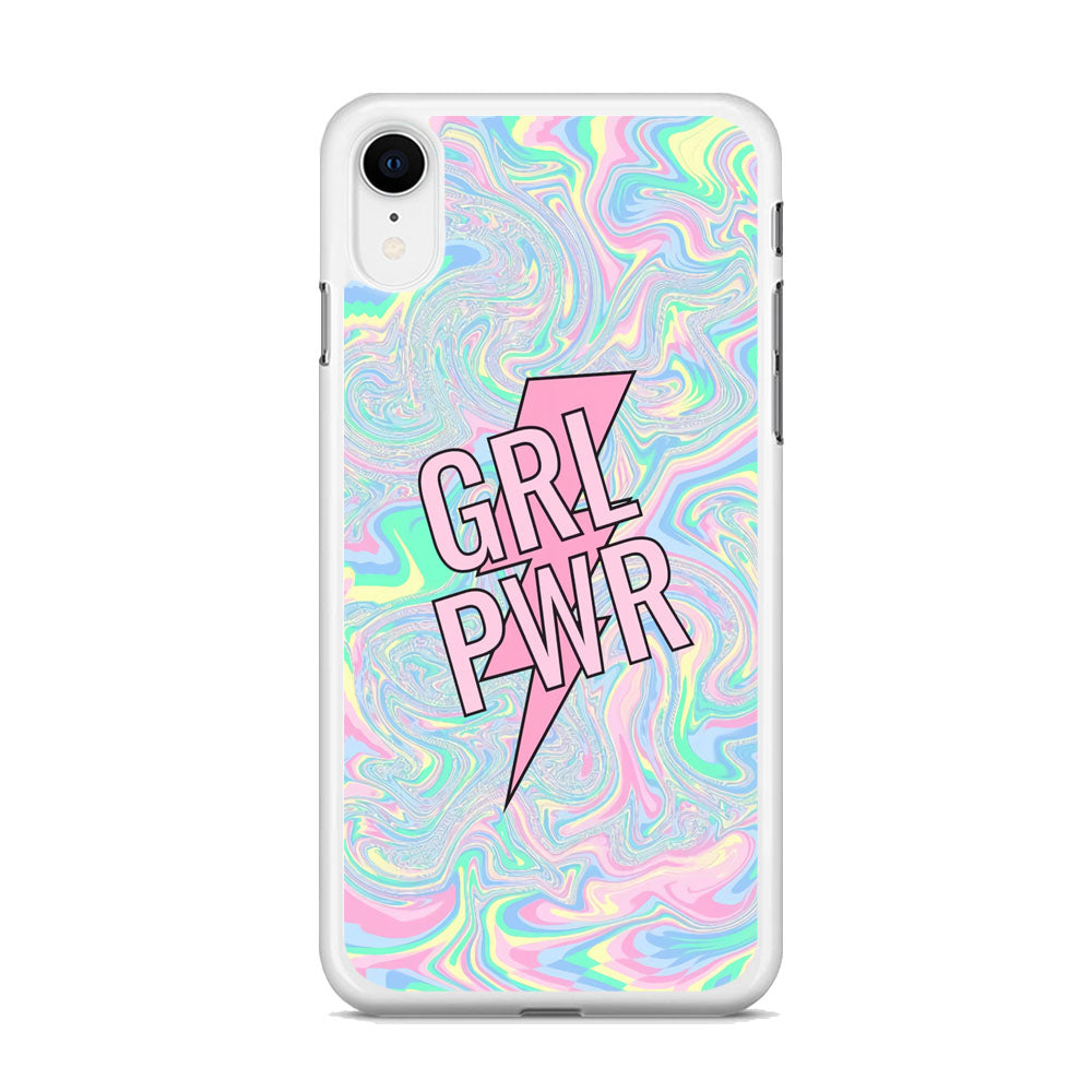 Girl Pink Flash Power iPhone XR Case