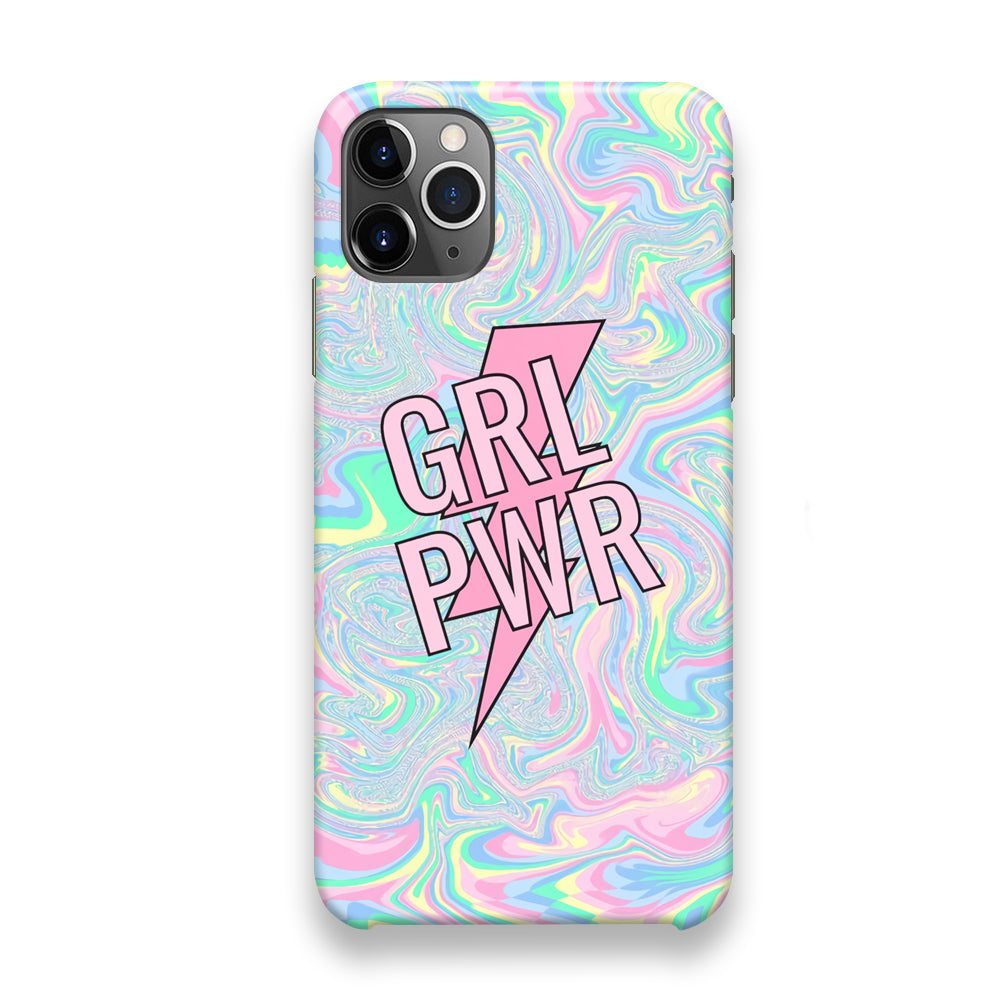 Girl Pink Flash Power iPhone 12 Pro Case