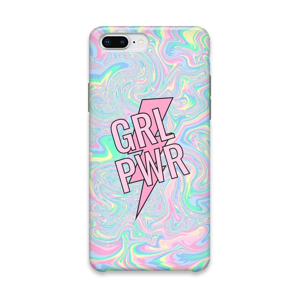 Girl Pink Flash Power iPhone 8 Plus Case