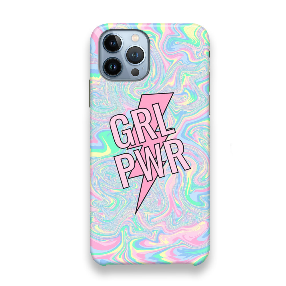 Girl Pink Flash Power iPhone 13 Pro Case