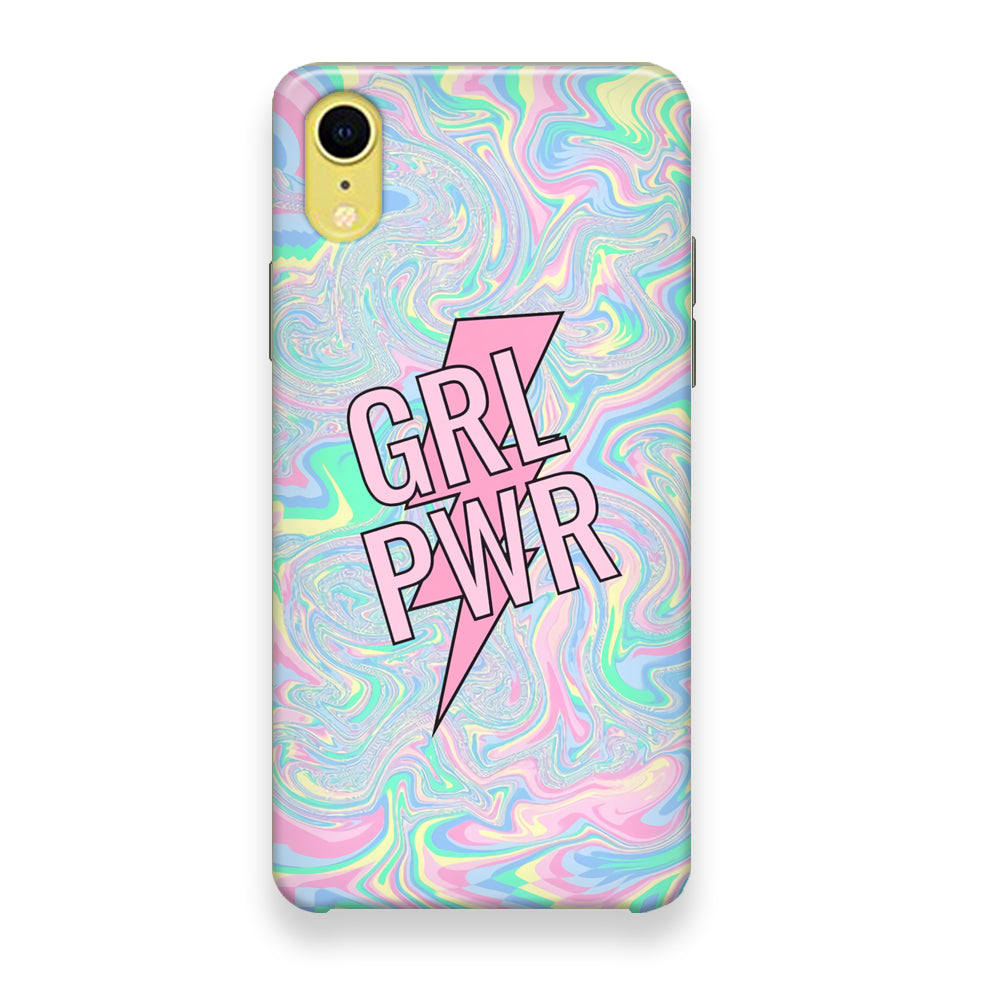 Girl Pink Flash Power iPhone XR Case