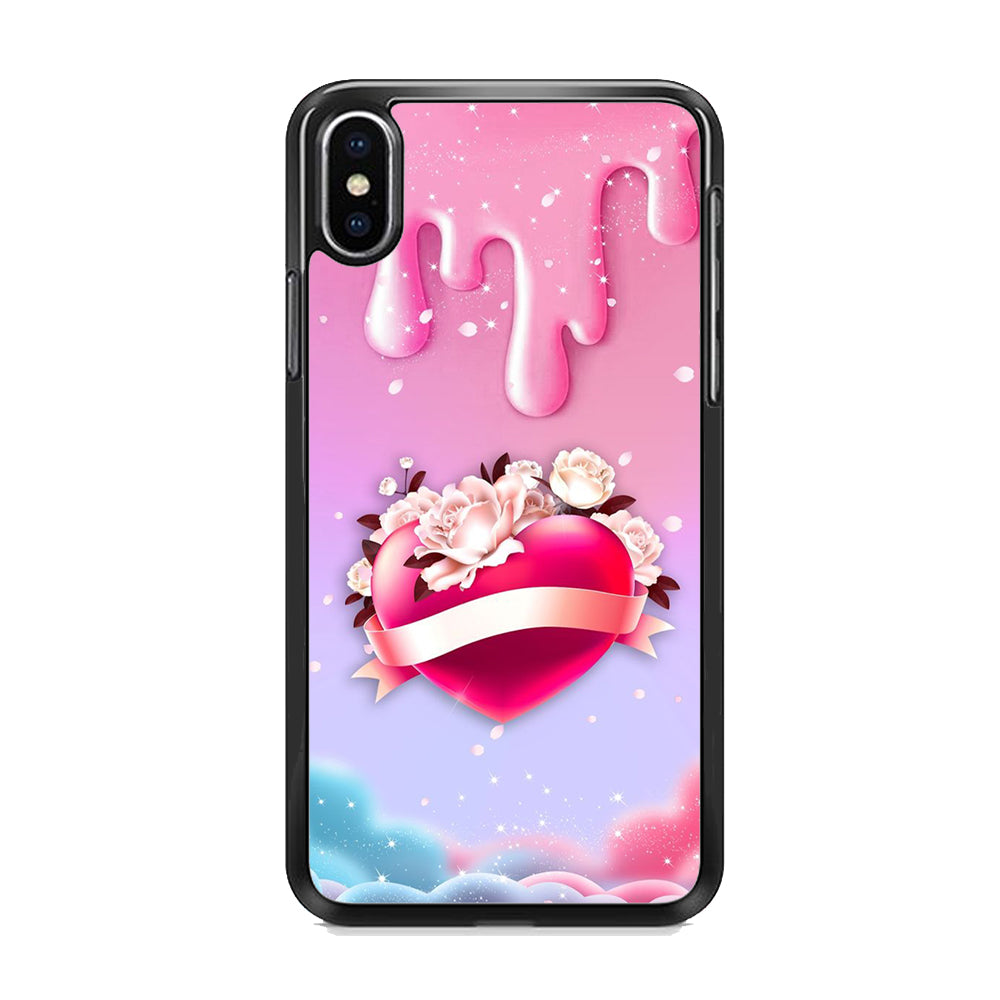 Girly Cute Love Roses iPhone Xs Case - Octracase